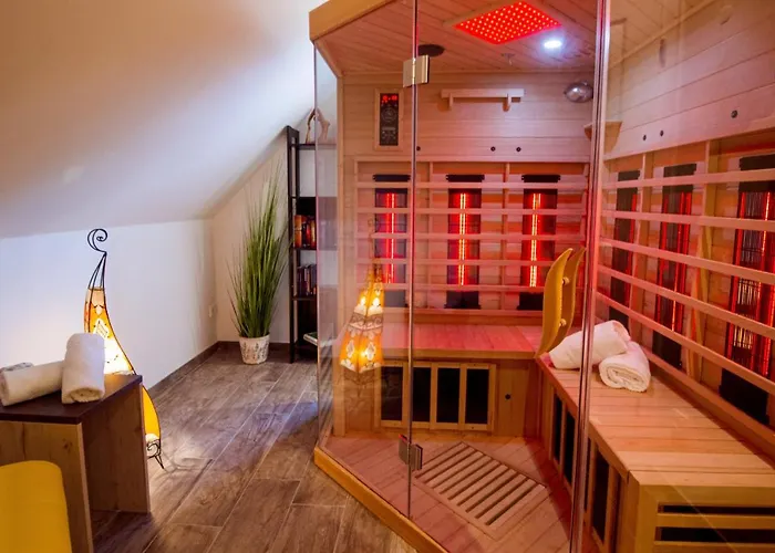 Up Besoeoek - Rapsbluete Mit Infrarotsauna Lejlighed *